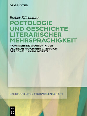 cover image of Poetologie und Geschichte literarischer Mehrsprachigkeit